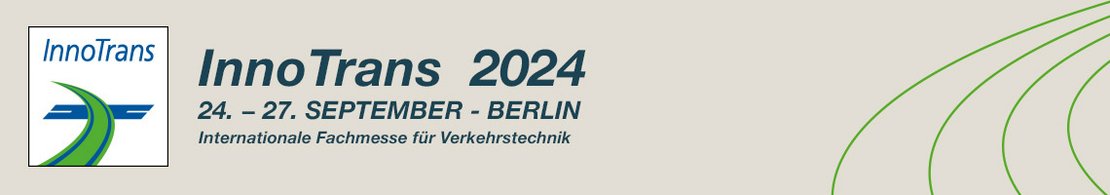 InnoTrans 2024, 24.–27. September 2024, Berlin. Internationale Fachmesse für Verkehrstechnik